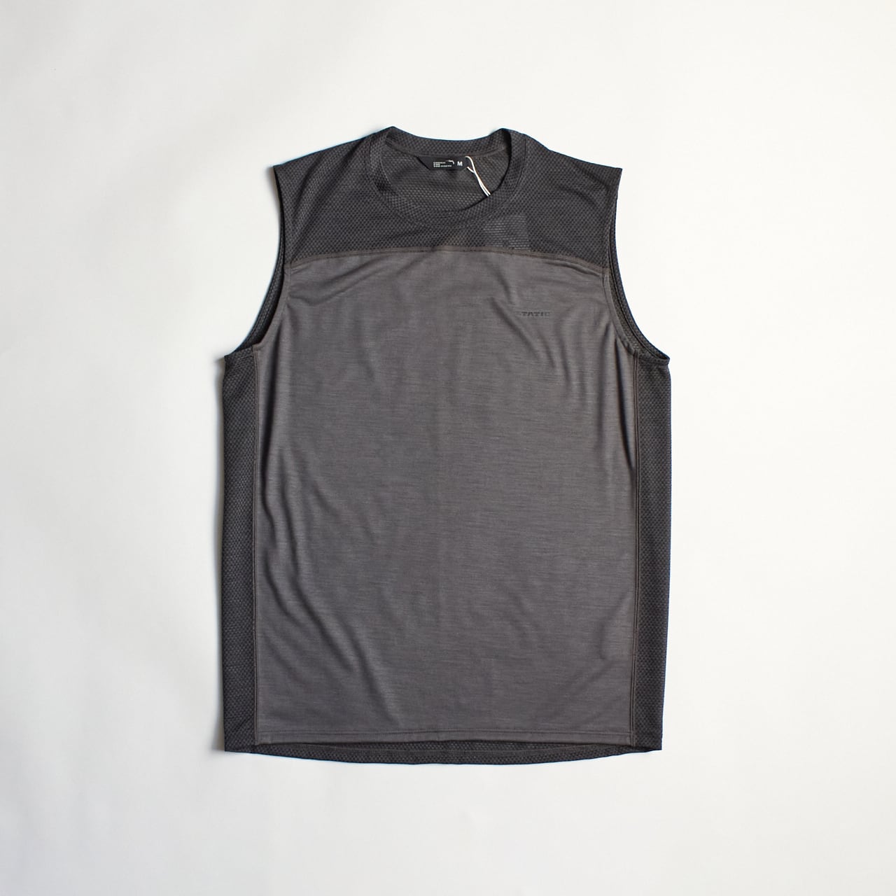 STATIC（スタティック）CHORD WOOL SLEEVELESS -Carbon コードウール
