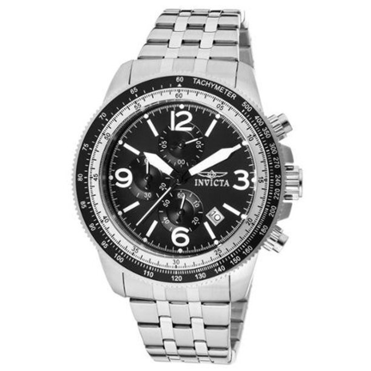 新品INVICTA クォーツクロノグラフダイバーズ腕時計100M防水＄1595 未 