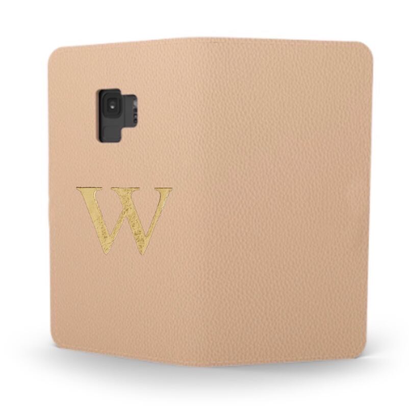 Galaxy Premium Smooth Leather Case (Nude) : Book Cover