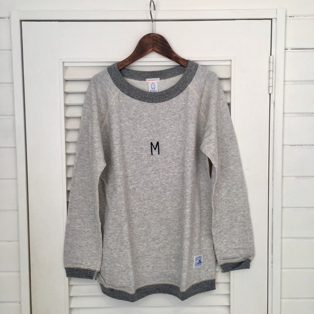 TWO-TONE CREW SWEAT SHIRT