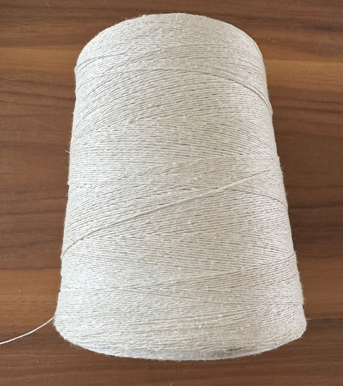 【訳ありSALE】ヘンプ100％糸 コーン巻き 約877g（倉庫保管・染め/クラフト用）