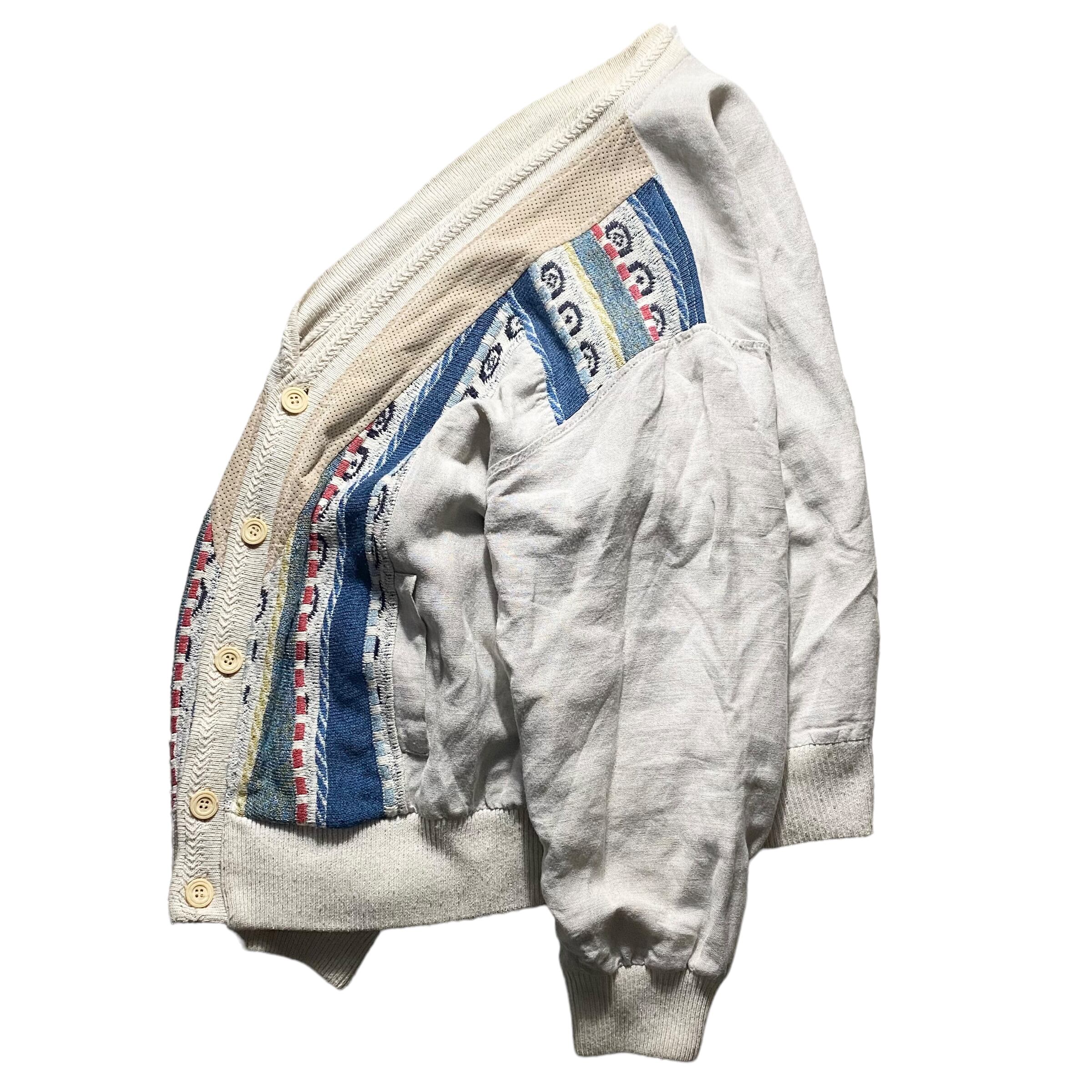 vintage LUCIANO CHIARI switching cardigan | NOIR ONLINE