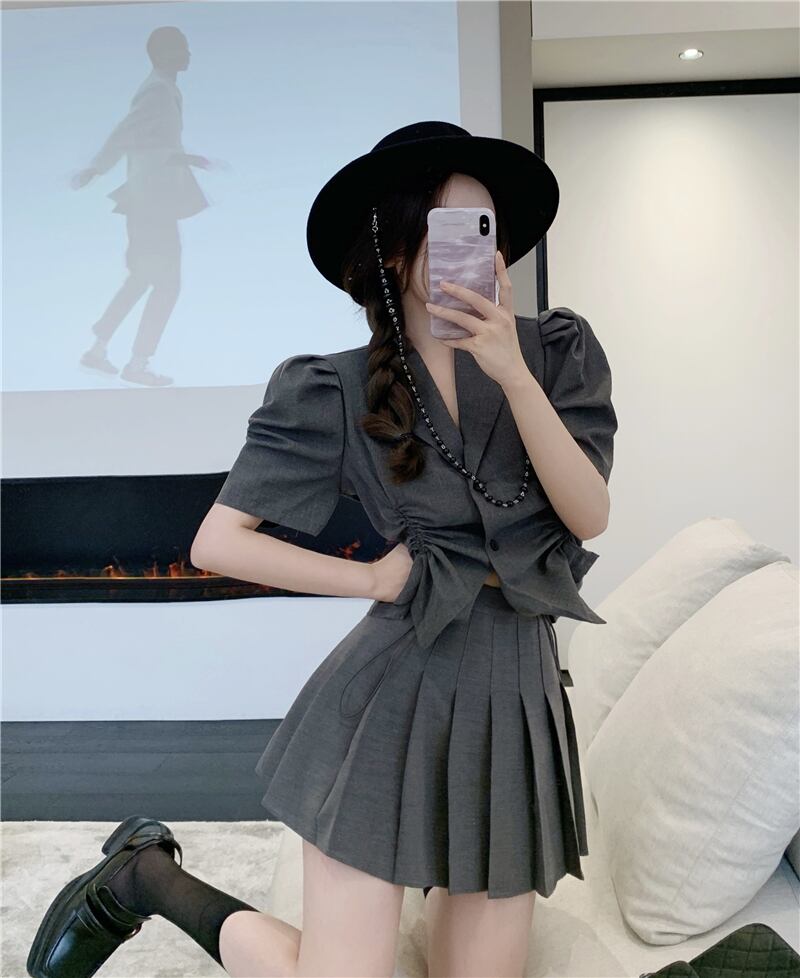 ジャケット グレーサマースタイル ストリート 夏物 ブラックストロベリース60989533574