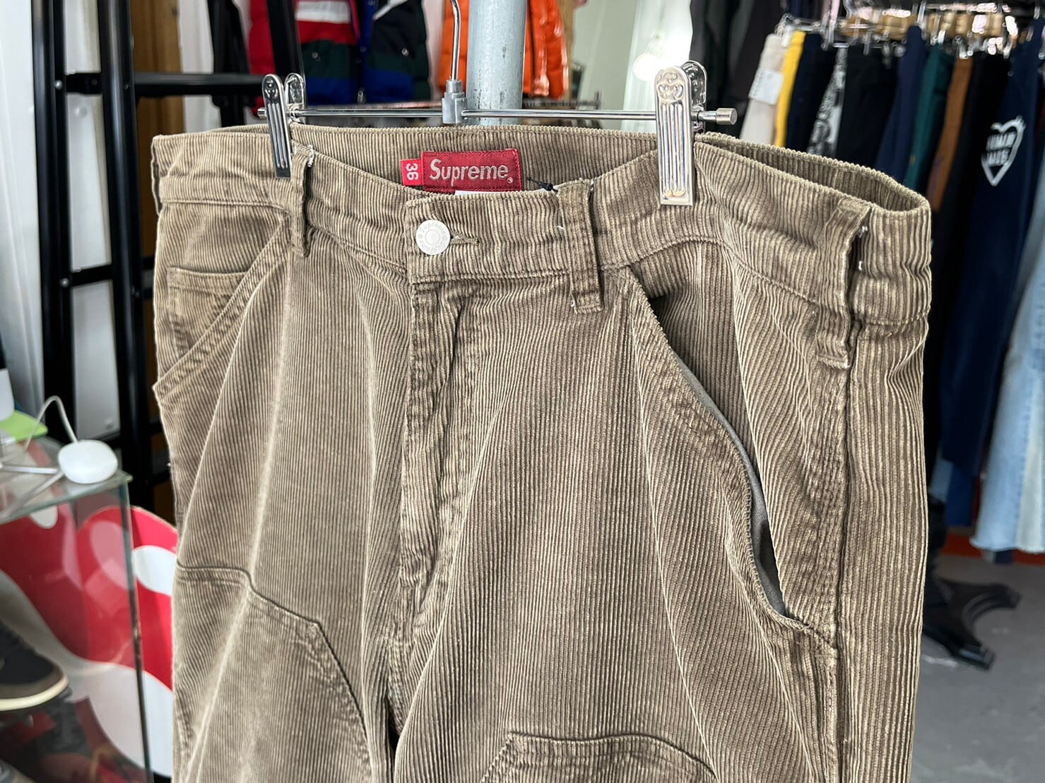 supreme double knee corduroy pant 36