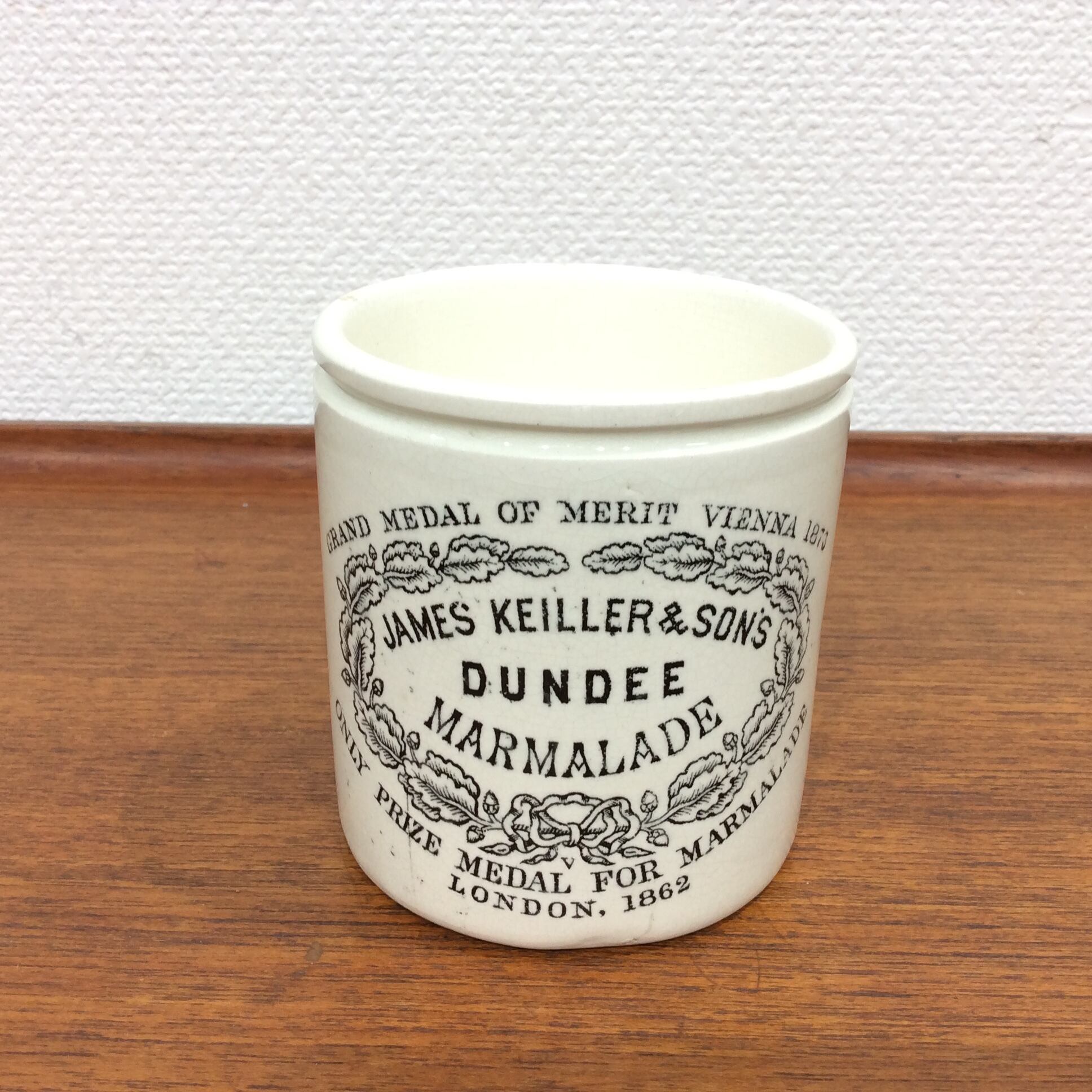 DUNDEE ダンディー マーマレードジャー イギリス アンティーク 陶器 