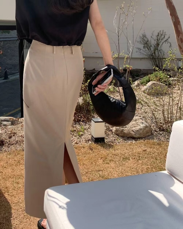 (予約) ounce / Callum maxi skirt 2color