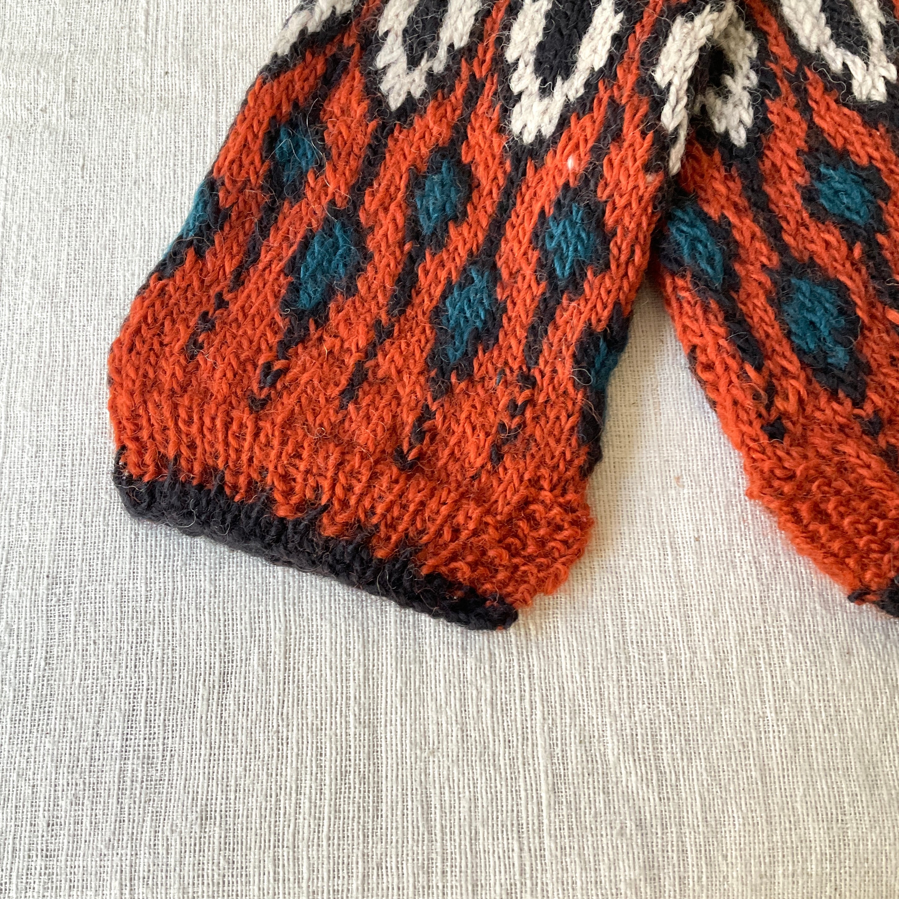 【美品】ピープルツリー　フェアアイル柄ハンドニット 美品】ピープルツリー フェアアイル柄ハンドニット - メルカリ