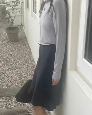 [TOUST] satin skirt (即納)