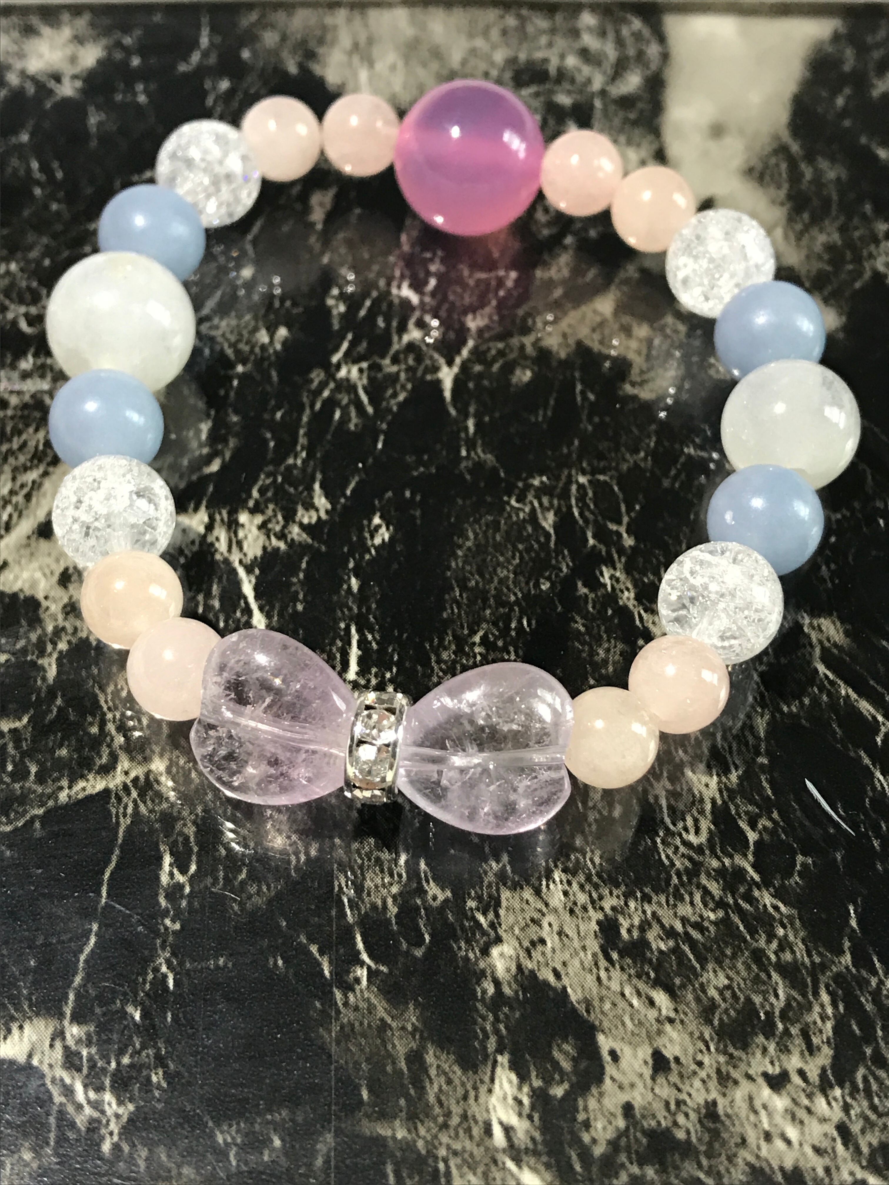 アメジストリボン ブレスレット