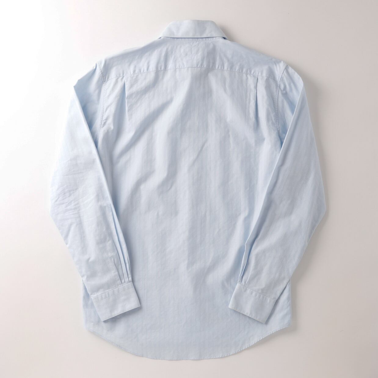 定価10万】HERMES special broad cotton Blue stripe shirt made in 