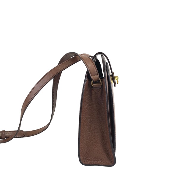 CELINE セリーヌ ショルダーバッグ ブラウン ガンチーニ レザー vintage ヴィンテージ オールド n6rnvv