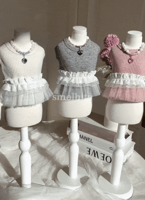 即納【smolbite】Twinkle tutu sleeveless (3color)