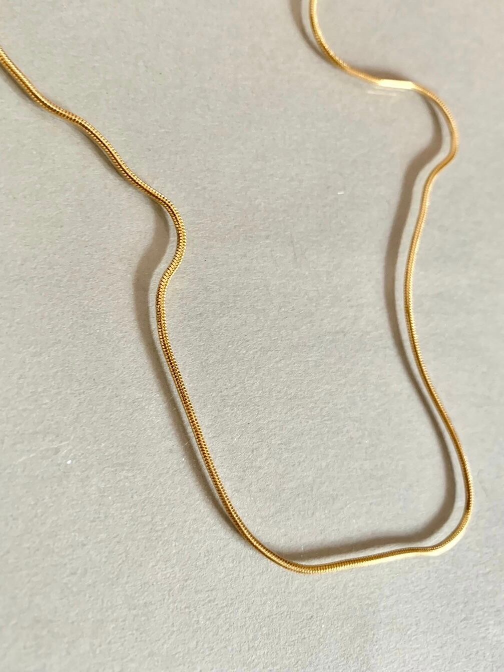 14kgf snake chain necklace