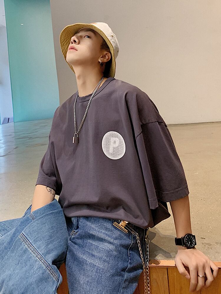 全3色 Tシャツ カットソー プリント カジュアル シンプル