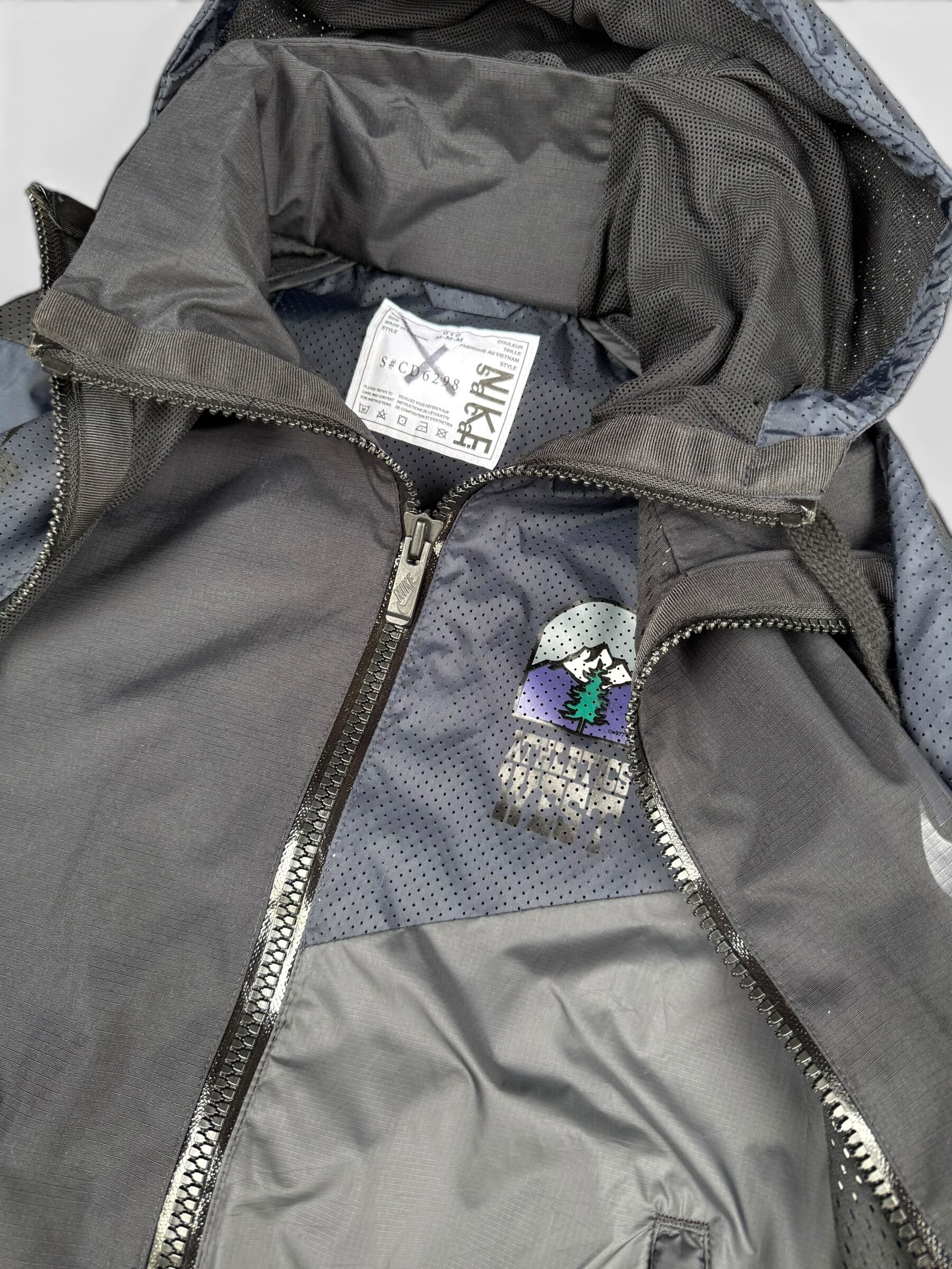 sacai × NIKE】panel pattern docking design hooded anorak jacket