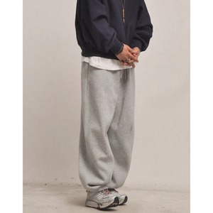 Wide silhouette sweat pants 1183