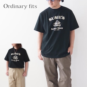 ordinary fits [オーディナリーフィッツ] PRINT TEE/SUSIE [OF-C101] プリントティー/スージー・半袖Tシャツ・プリントTシャツ・BROADWAY MARKET・MEN'S / LADY'S [2024SS]