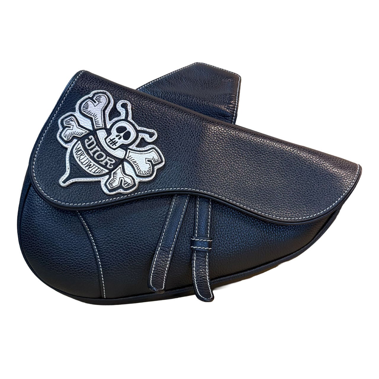 美品　DIOR × SHAWN STUSSY Bee サドルバッグ DIOR ディオール×Shawn Stussy Bee Saddle Bag ショーンステューシー