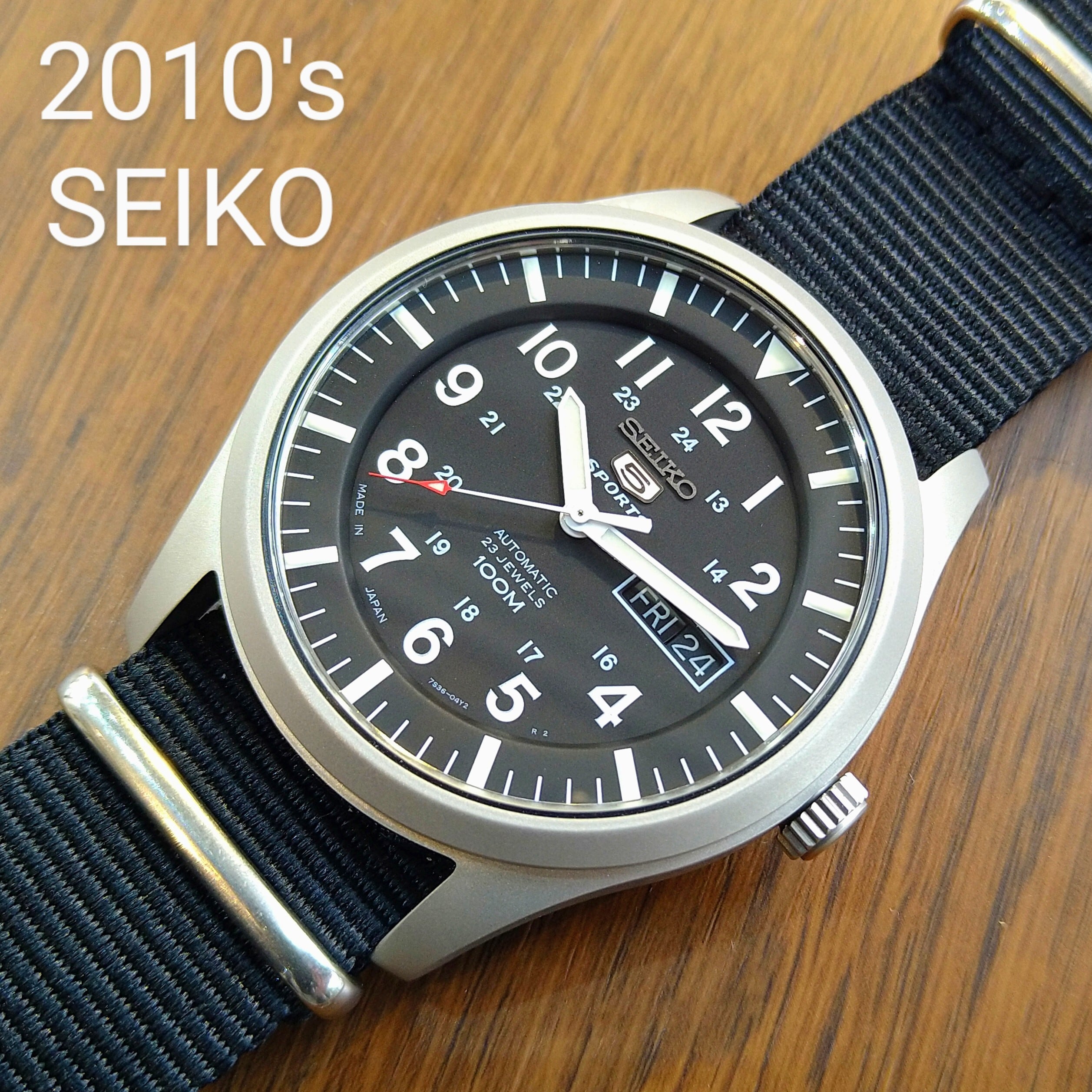 SEIKO ARMY AUTOMATIC watchshop L
