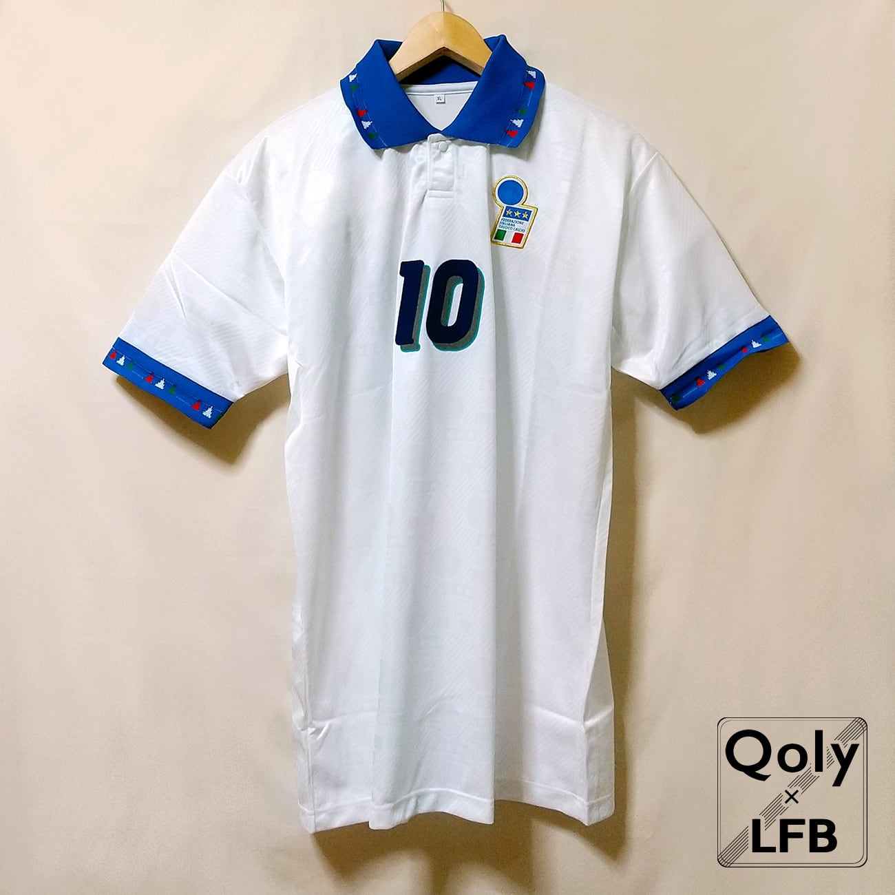 イタリア代表 1994 アウェイ半袖 Old Legend Jersey 復刻版 #10 R 