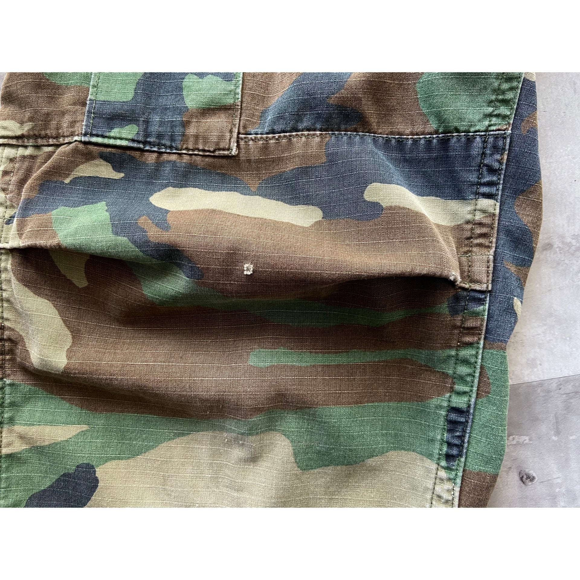 80s woodland camouflage pattern combat trousers “BDU” 米軍 コンバットパンツ ウッドランドカモ