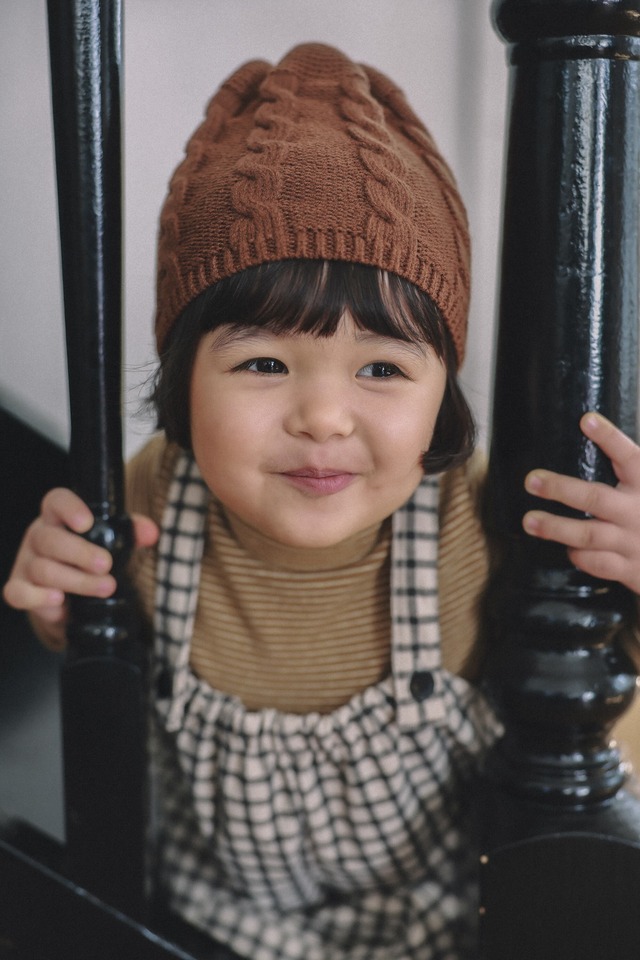 予約⌇onu/ Cable knit beanie