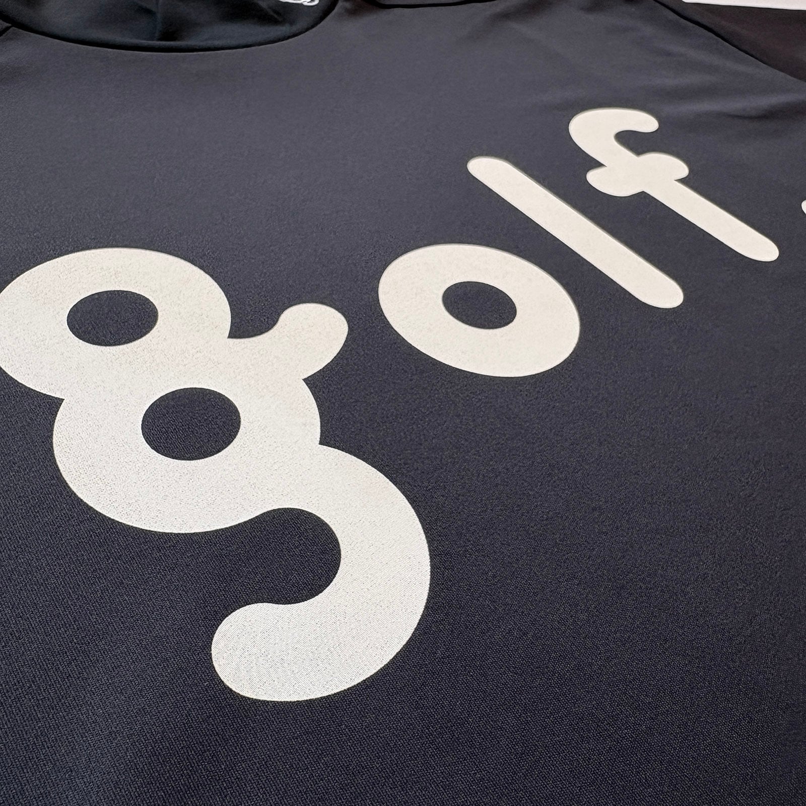 LOGO PRINT MOCK NECK SHIRT - CHARCOAL / BLACK - | 8G SHOOT WEBSTORE
