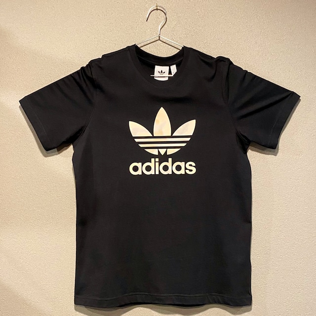 【並行輸入品】adidas ショートスリーブTシャツ CAMO INFILL TEE ブラック×カモ BLACK×CAMO 黒 淡い迷彩 半袖 アディダスオリジナルス トレフォイル