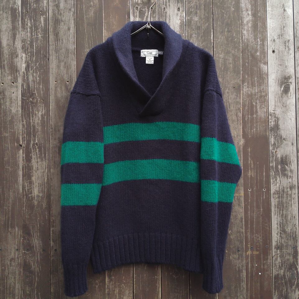 90's Gap ショールカラーニット★