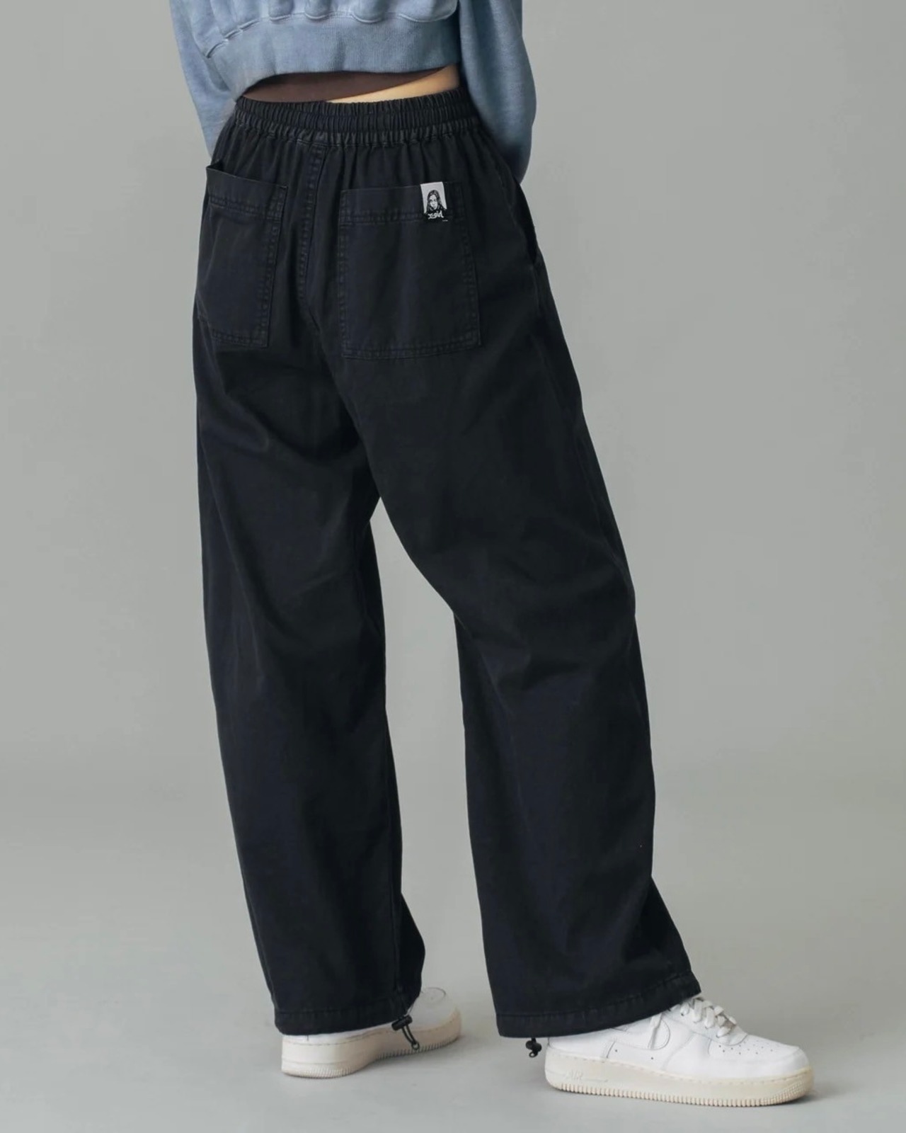 【X-girl】 FACE LABEL EASY PANTS【エックスガール】