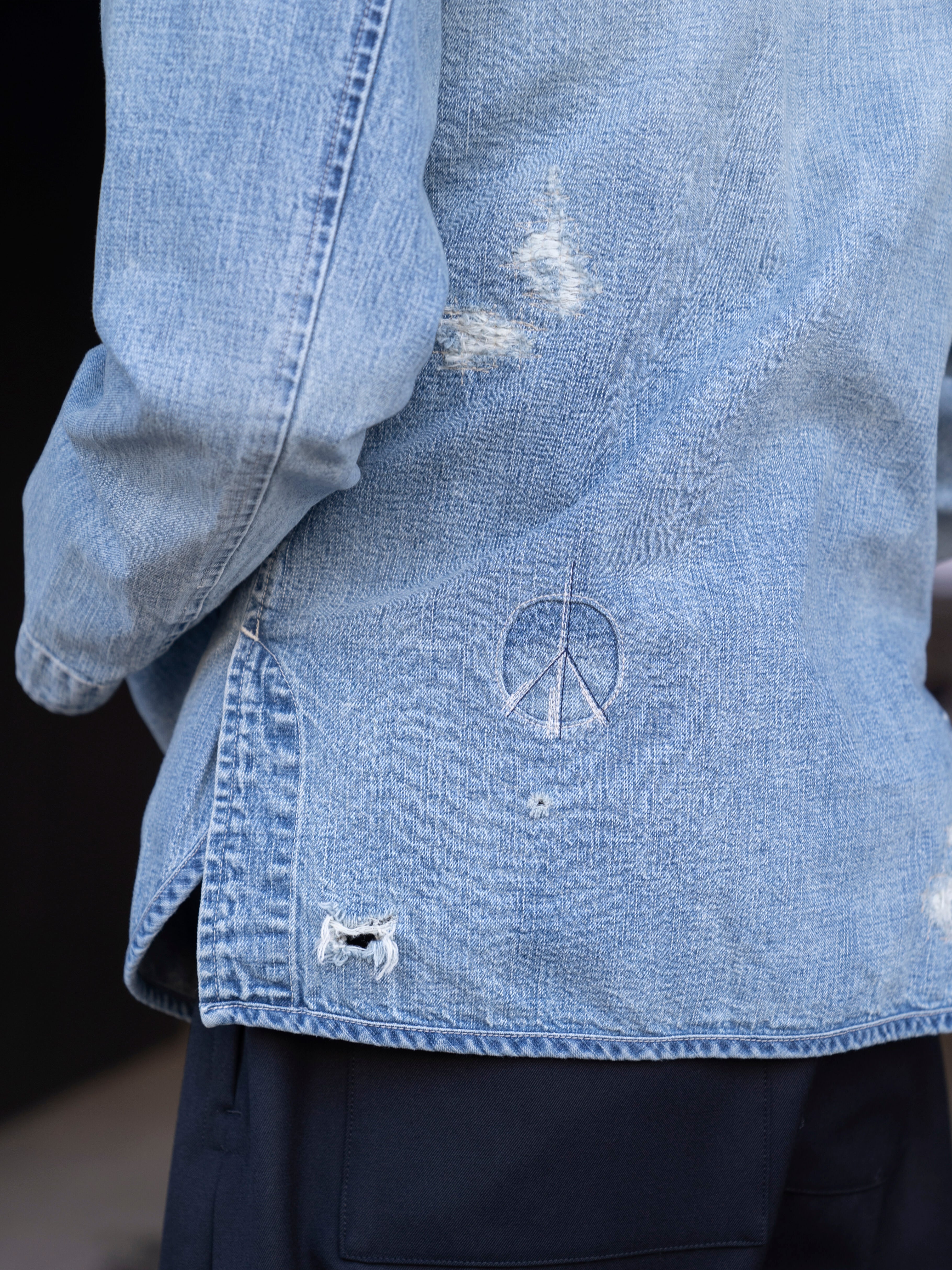 CANNERY ROW DENIM CHINESE JACKET サイズ4 CANNERY ROW DENIM CHINESE JACKET サイズ4