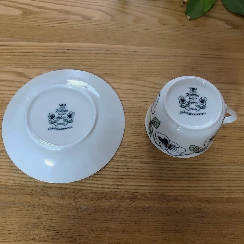 ロールストランド シルビア Rorstrand Sylvia ティーカップ＆ソーサー