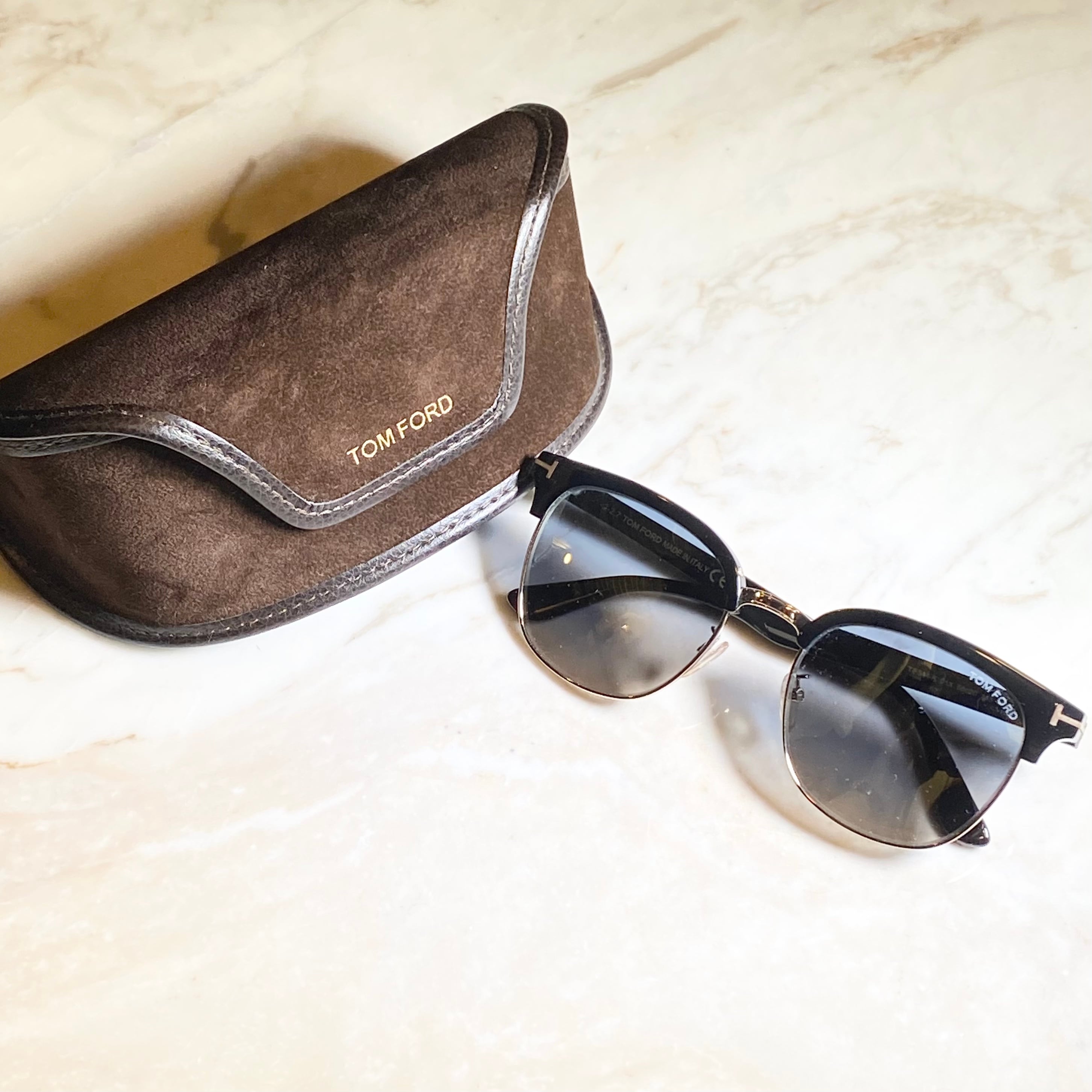 TOM FORD half rim sunglasses “TF544-K” | NOIR ONLINE 