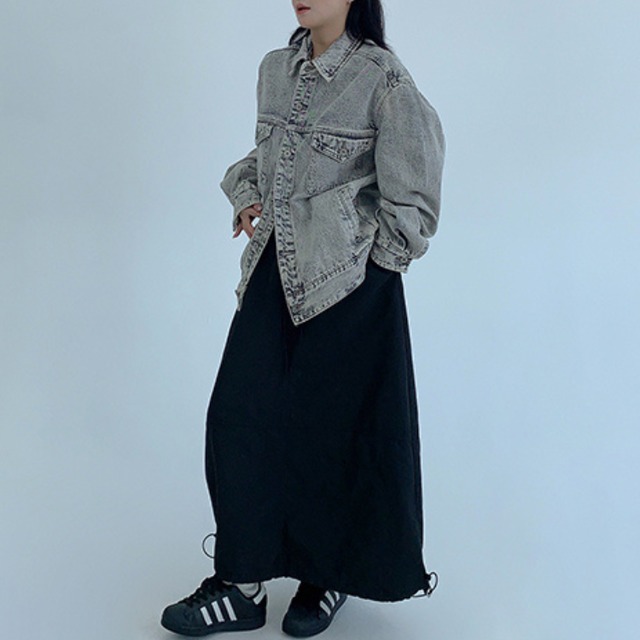 washed denim jacket　ウォッシュドデニムジャケット　J1311