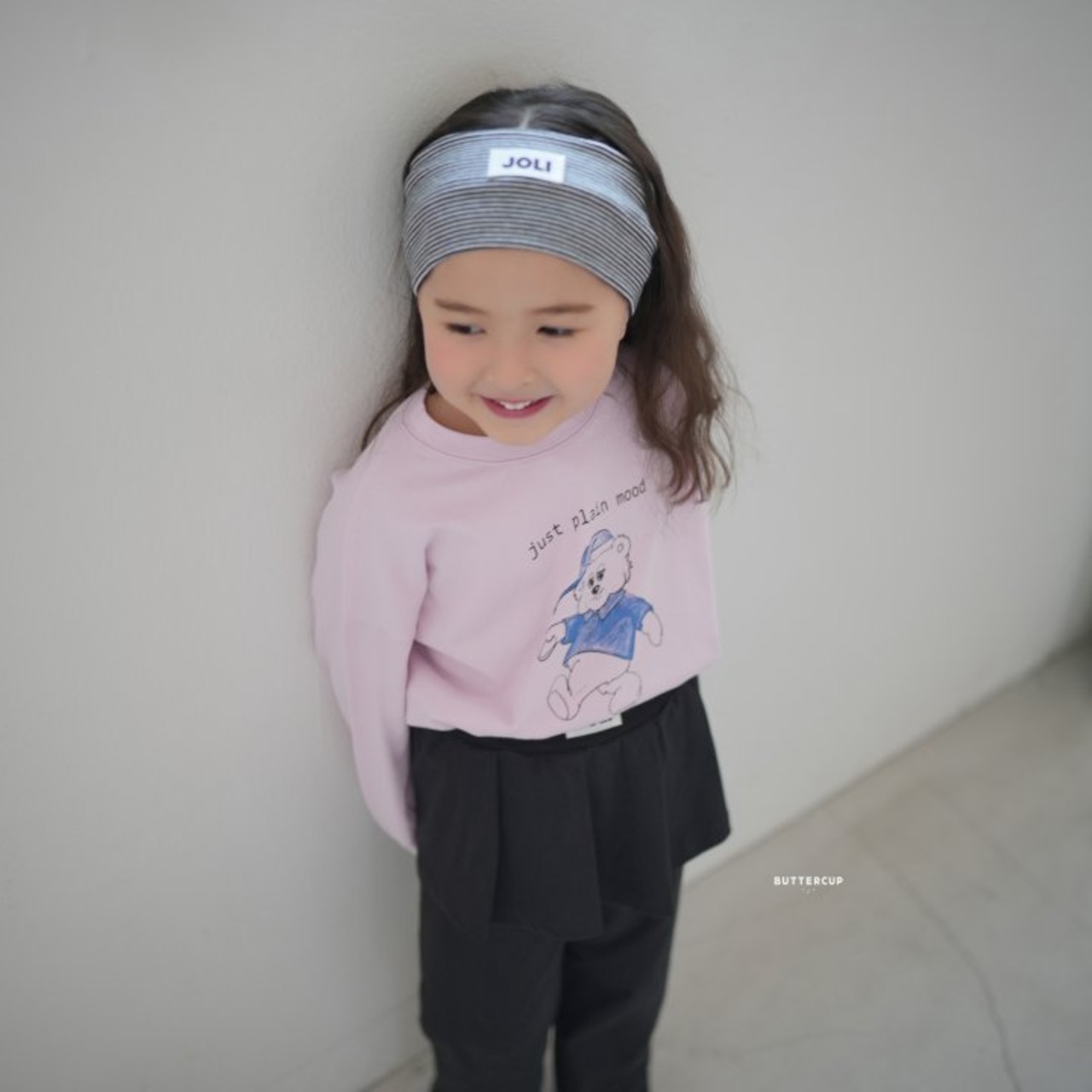 [BUTTERCUP] Plain Mood Bear Tee / [버터컵] 플레인무드곰티