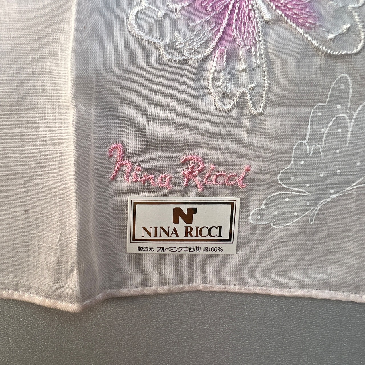 ニナリッチ ハンカチ ピンク A-10167