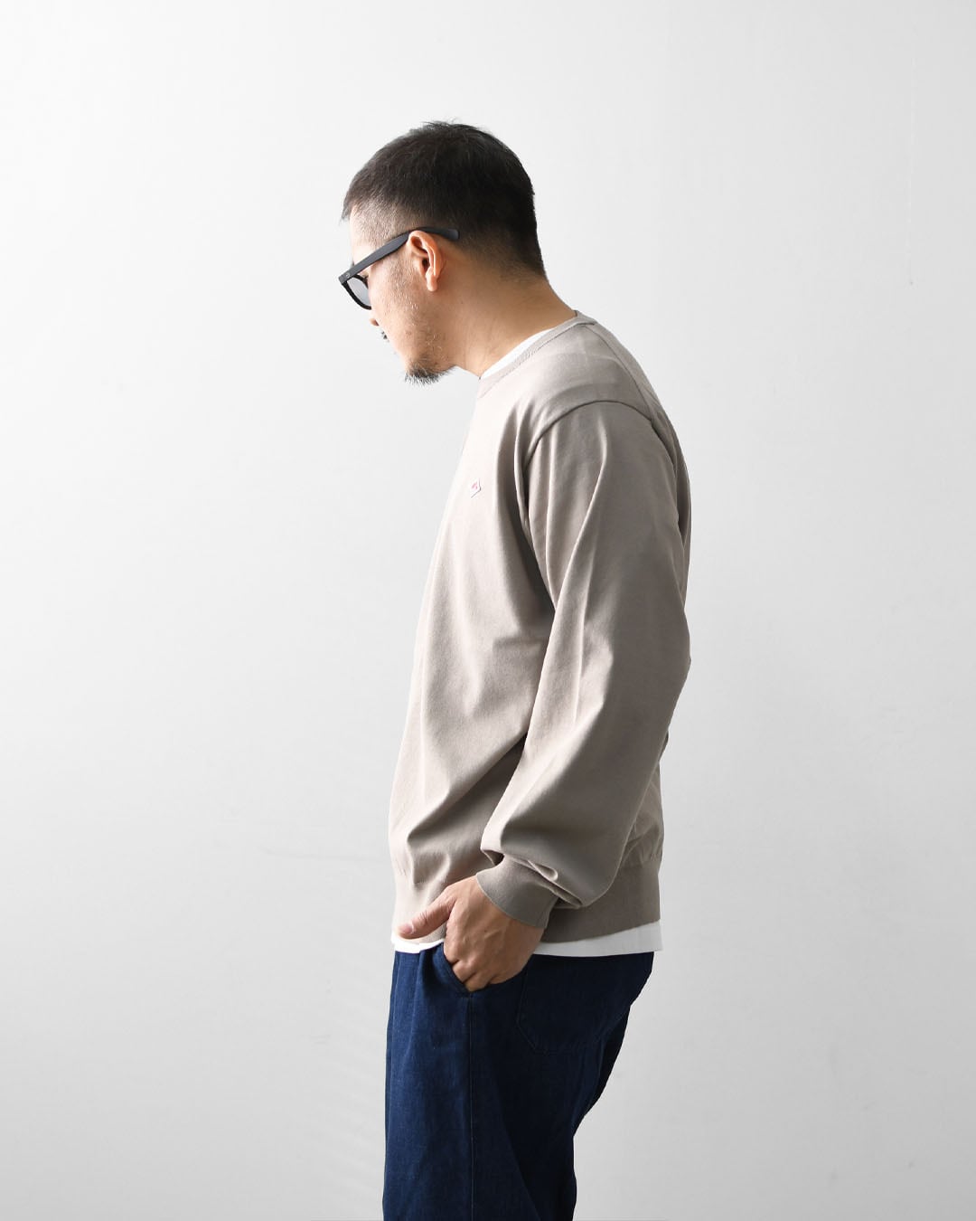 DANTON [ダントン] M Jersey Knit Crew Neck Pullover [DT-D0136YSD