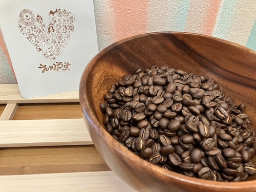 【挽き豆】タンザニア産AA(キリマンジャロ)深煎り200g