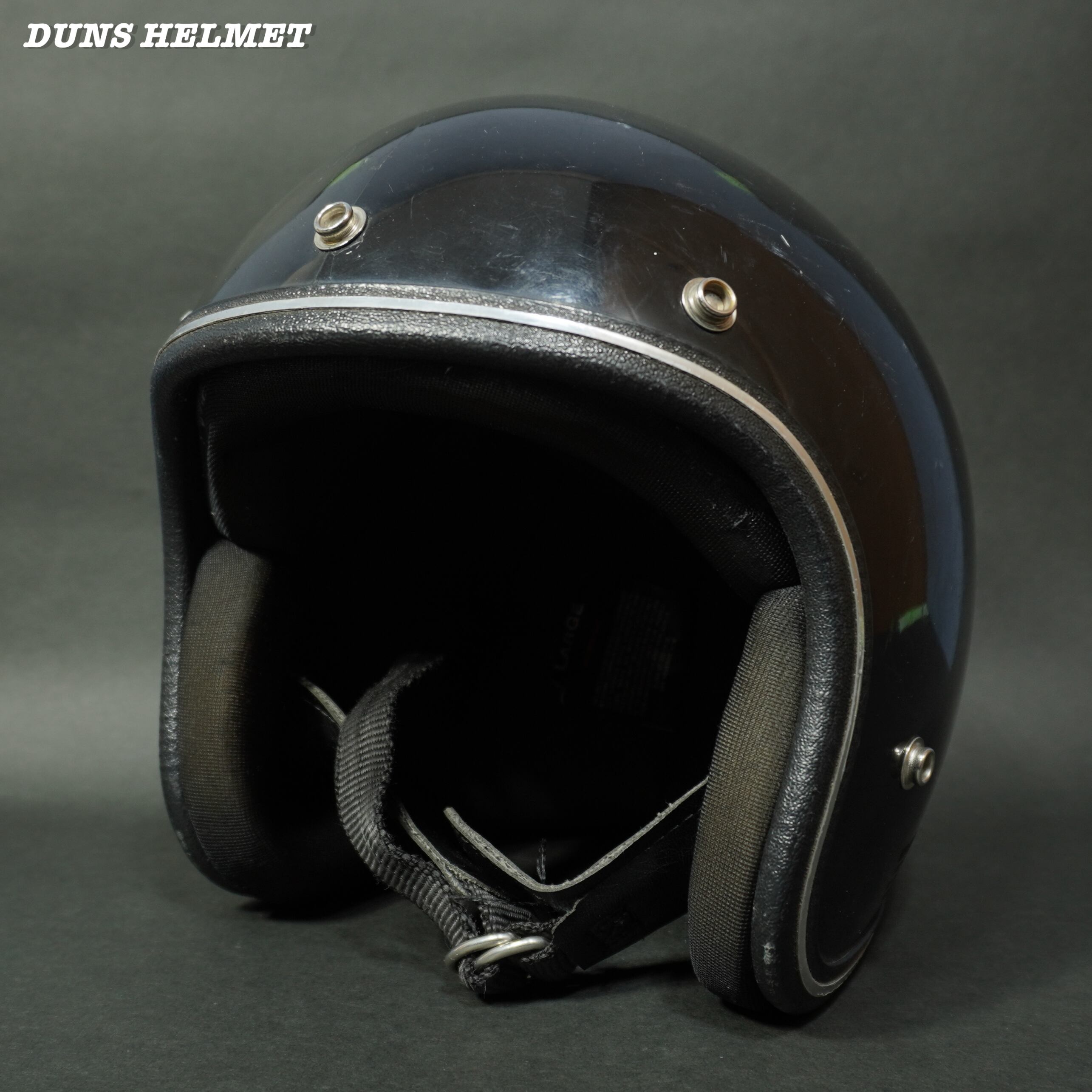DUNS HELMET 1980s 1990s BLACK | Loki Vintage&Used