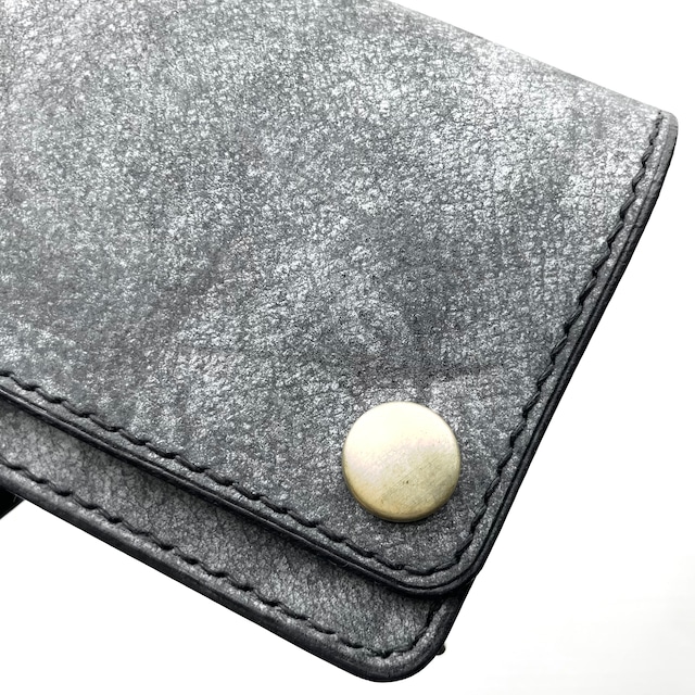 [BLACK INSIDE] ITALIAN CLASSIC WHITE WAX/トラッカーウォレット