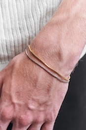 【skin square bracelet】 / GOLD