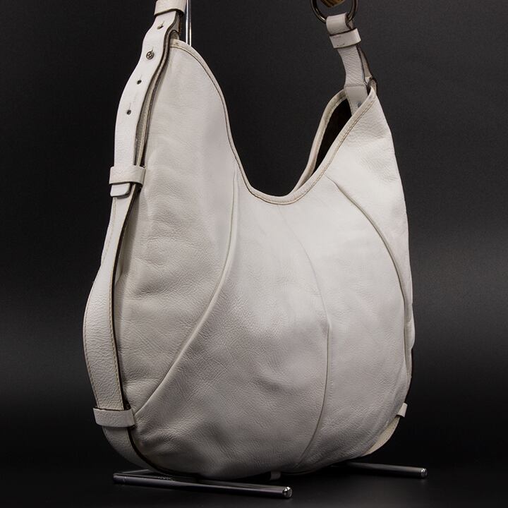 イブ・サンローラン バック 白 水牛 バッグ 