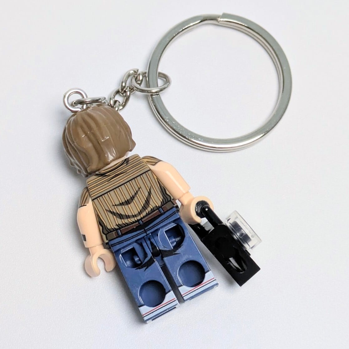 ★ブロックフィギュアキーホルダー★【 Stranger Things / ストレンジャーシングス 】 ジョナサン・バイヤーズ 〚アメリカン雑貨 アメトイ〛