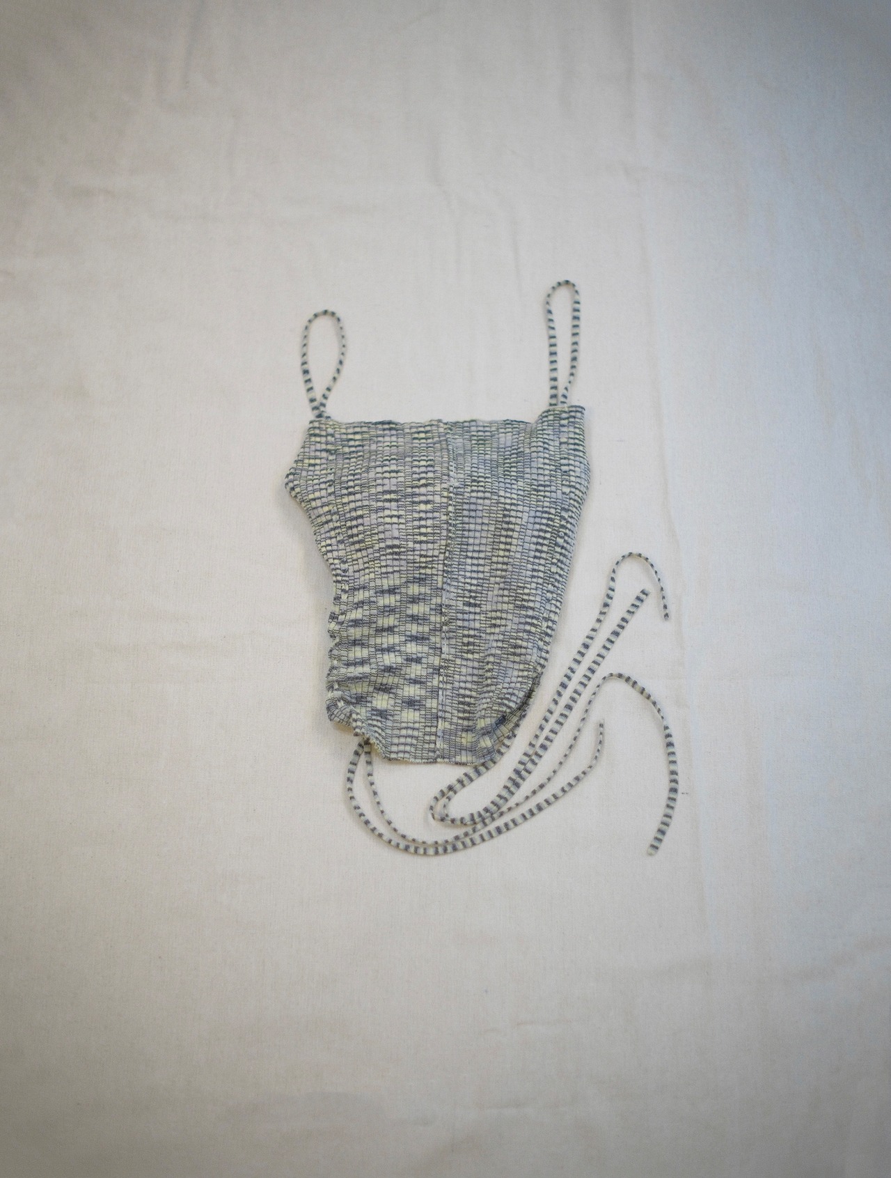 Gradient Yarn Cami / GRAY×CHARCOAL - 1