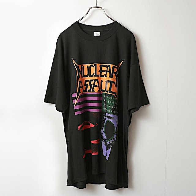 90s NUCLEAR ASSAULT スラッシュメタル バンド Tシャツ 古着 used