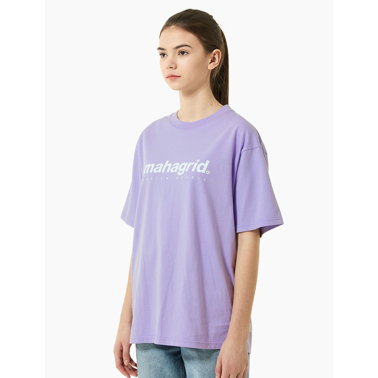 新品　Mahagrid Tシャツ Sサイズ　パープル　韓国 mahagrid⁄マハグリッド』ROSE RAGLAN TEE PURPLE ⁄ローズラグラン T