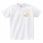 Tシャツ　胸元　ぱくぱくクッキー　キャラメル　ホワイト　S/M/L/XL