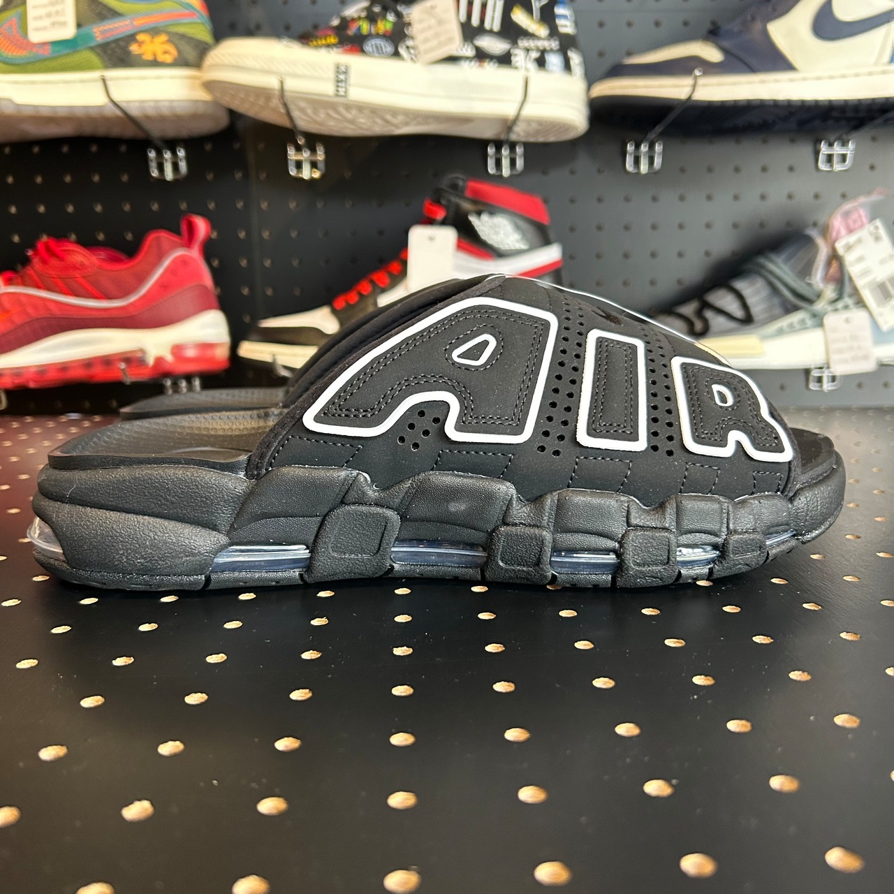 Nike Air More Uptempo Slide "Black" US10/28cm
