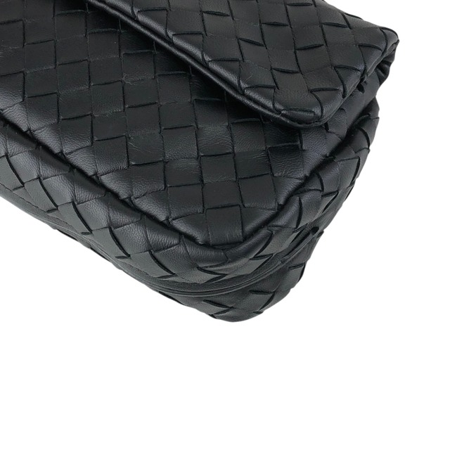Bottega Veneta ボッテガ・ヴェネタ ショルダーバッグ ブラック イントレチャート レザー チェーン vintage ヴィンテージ オールド 37ps5x