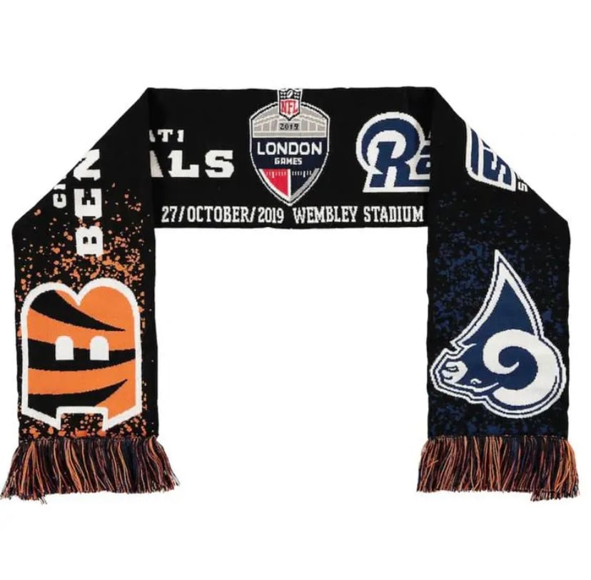 ラムズ vs ベンガルズ ロンドンゲーム 2019 マフラー